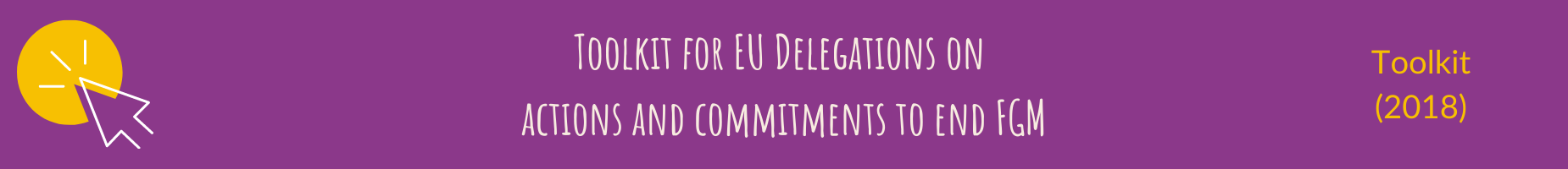 Toolkit for EU Delegations on actions and commitments to end FGM - Toolkit (2018)